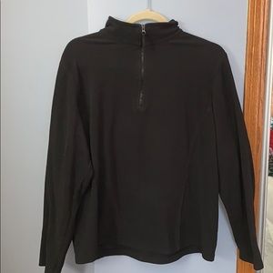 Lands’End Black fleece pullover